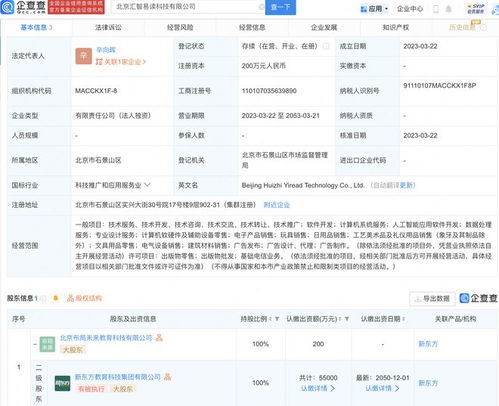 新東方加速數(shù)字化轉型，北京新設匯智易讀科技公司聚焦軟件開發(fā)